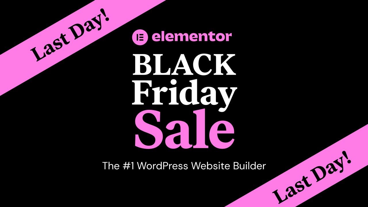 Elementor Black Friday Sale - Up to 50% Off! Last Day!