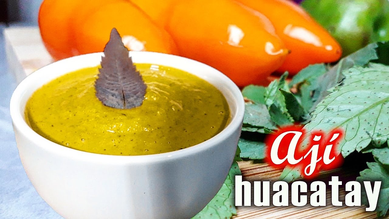 Cómo hacer AJÍ HUACATAY - Receta de ají huacatay