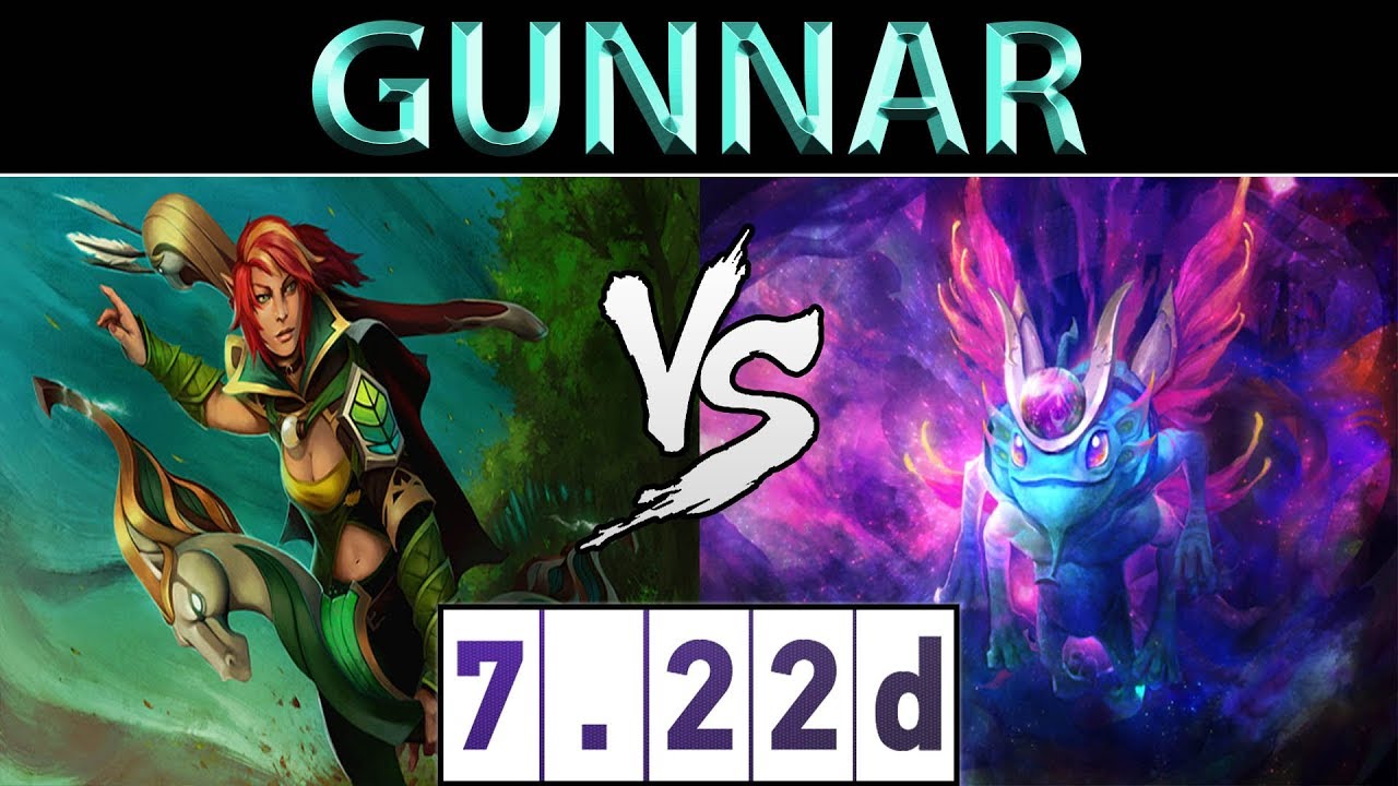 Gunnar [Windranger] vs [Puck] ► SEA Ranked ► Dota 2 7.22d