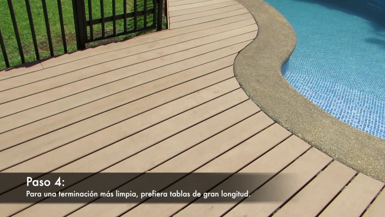 Instalacion Deck Para piscinas