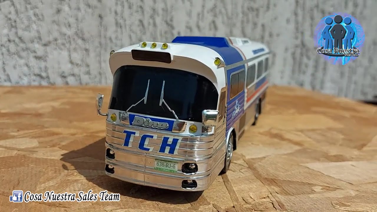 Autobus Dina Olimpico de Transportes Chihuahuenses Servicio Internacional Esc. 1:43