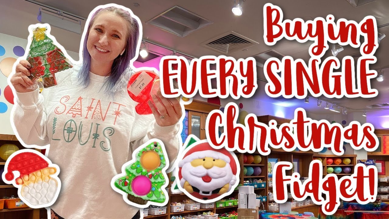 Buying ALL the Christmas Fidgets! | NO BUDGET 🤑🎄🎅🏼