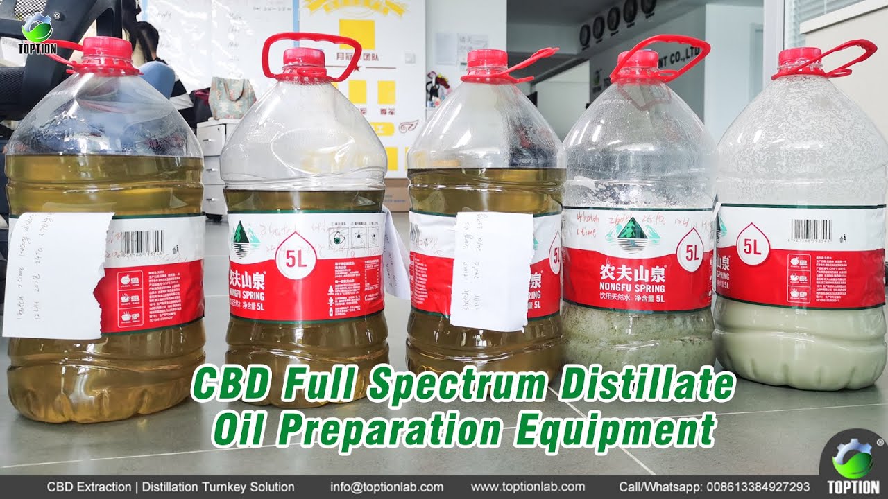 cbd oil distillation wiped film evaporator short path distillation plant