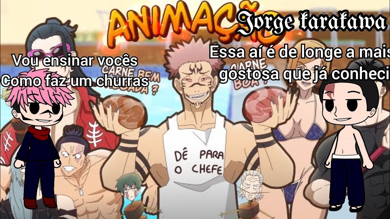 Jujutsu kaisen react churrasco de domingo do Sukuna (parte 1) do @VoiceMakers
