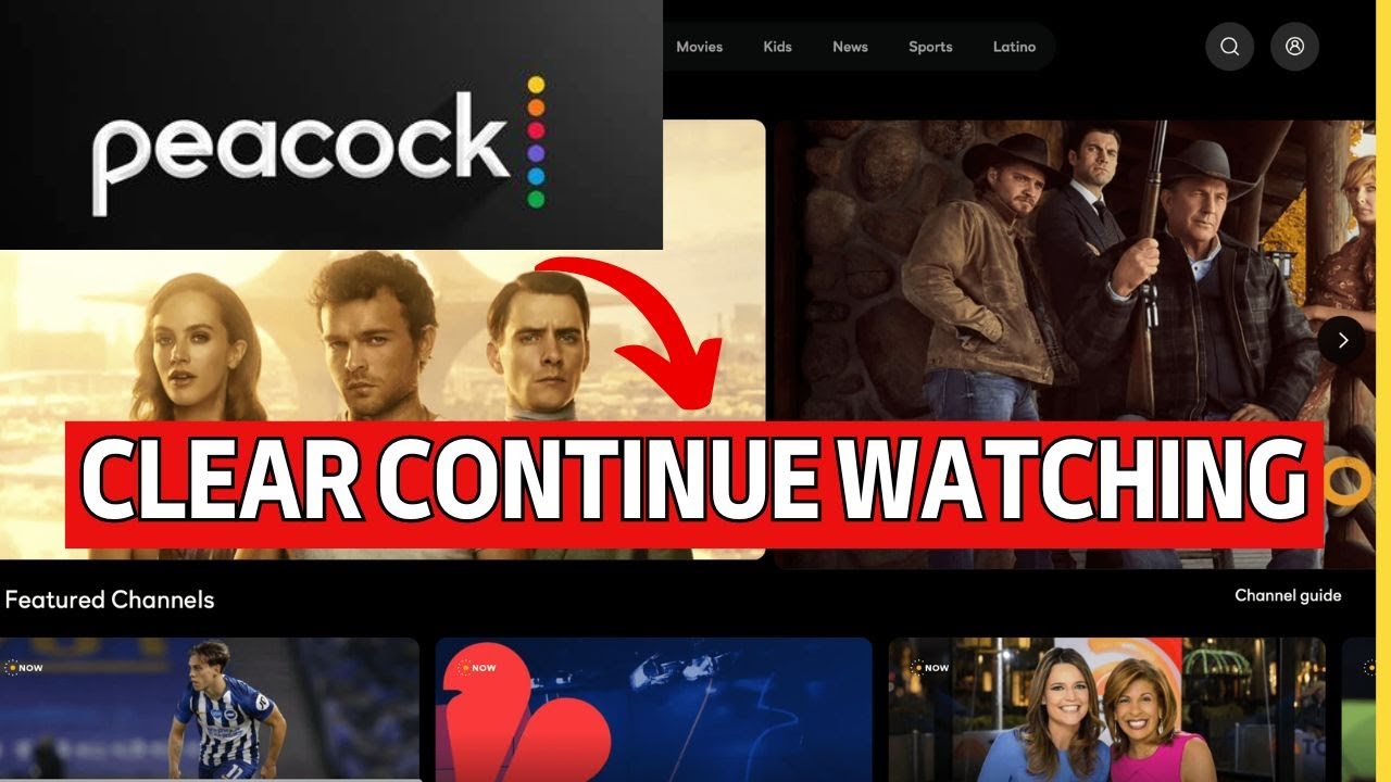 How to Clear Continue Watching on Peacock TV 2024?