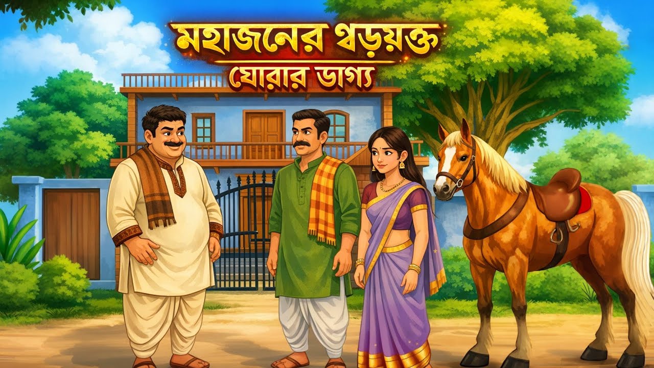 “ঘোড়ার ভাগ্য | পরিশ্রম আর সততার গল্প” || Bengali Moral Stories Cartoon | Rupkothar Bangla Golpo