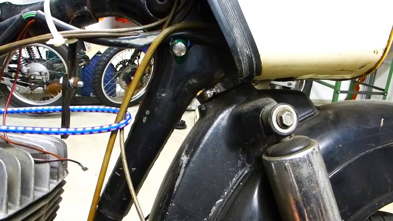 Lenkeranschlag an einer MZ reparieren
