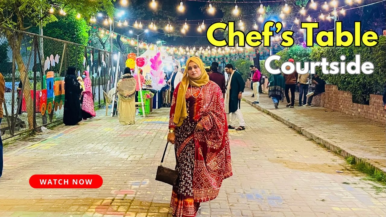 Chef's Table Courtside || Food Experience & Live Music by @tanjibsarowar3530 
