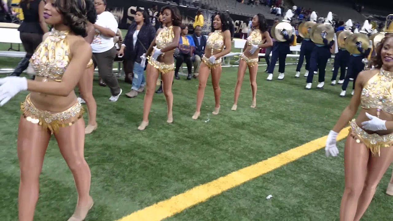 SU Dancing Dolls - Marching Out - Bayou Classic 2014