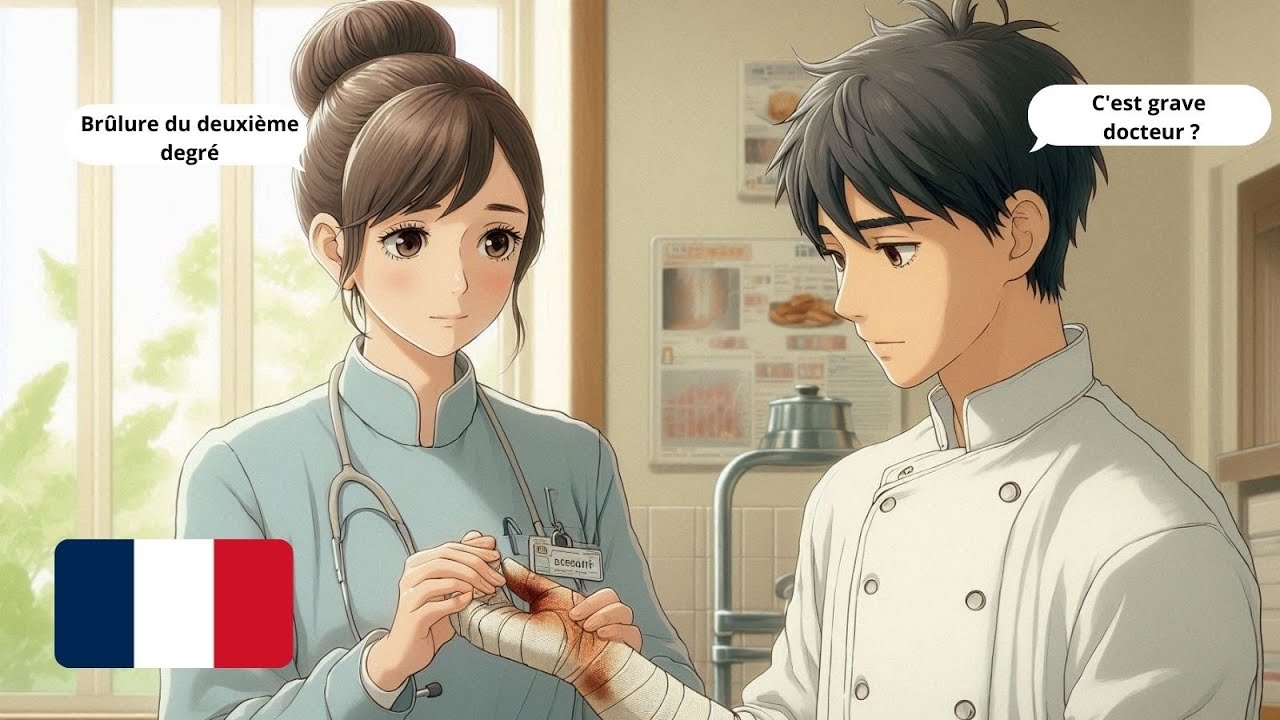 20 Minutes of French Dialogues | At the Emergency Room (A1-A2)