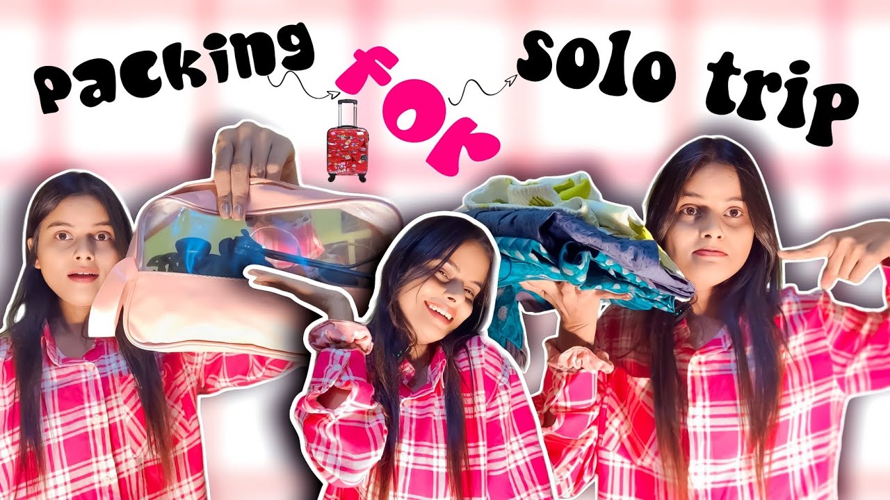 Minimal Packing for My Solo trip | shivy mishra 