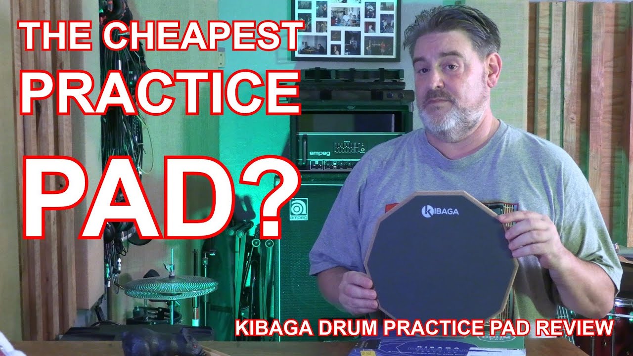 The Cheapest Practice Pad? - Kibaga Drum Practice Pad Review