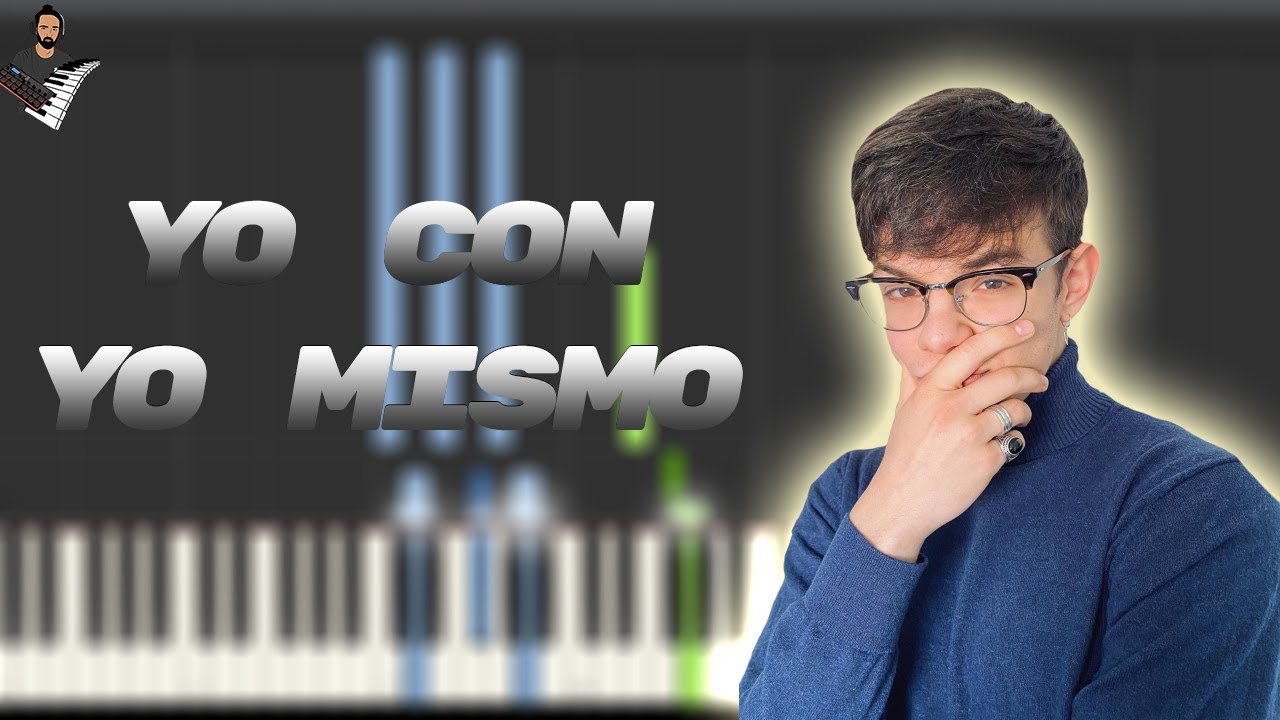 Flavio - Yo con yo mismo | Instrumental Piano Tutorial / Partitura / Karaoke / MIDI