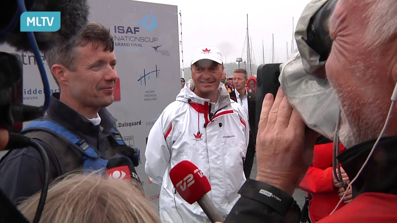 H.K.H. Kronprins Frederik som skipper på Matchrace