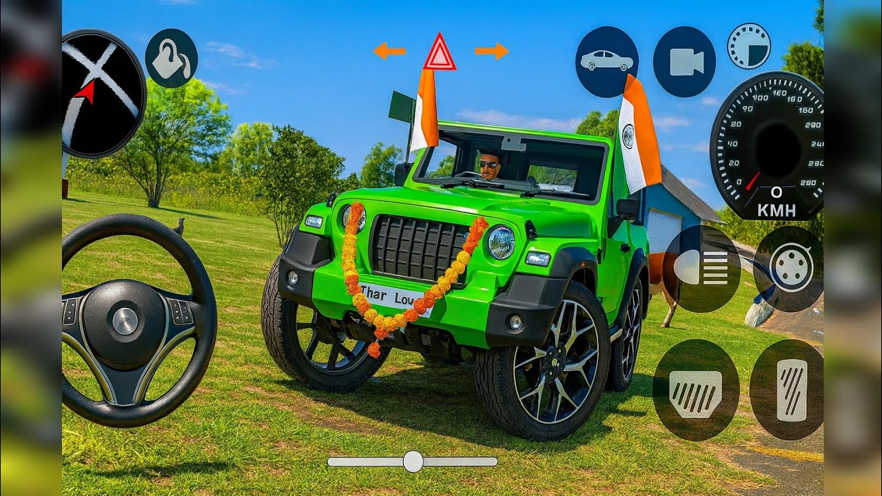 Modified Mahindra Thar Car Games: Indian Cars (Gadi Wala Game) - Car Game Android Gameplay 2025