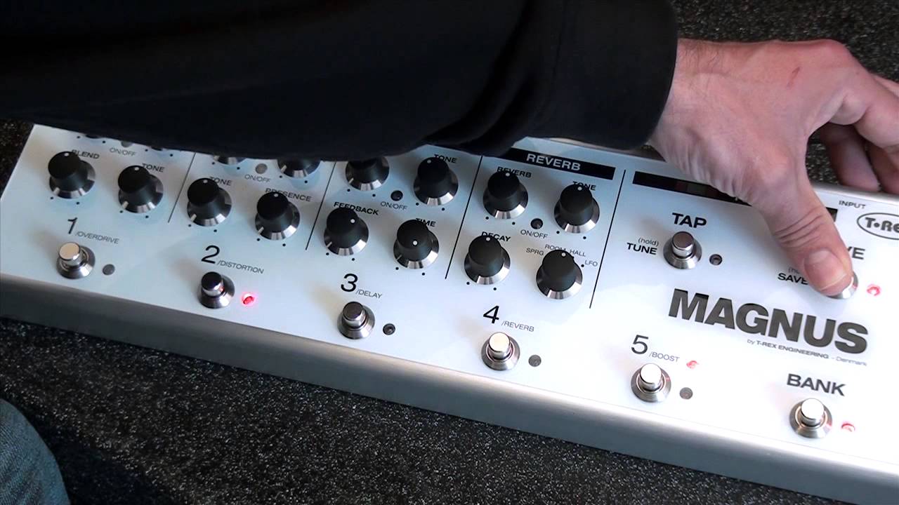 How to program presets and use the tuner on T-Rex Magnus