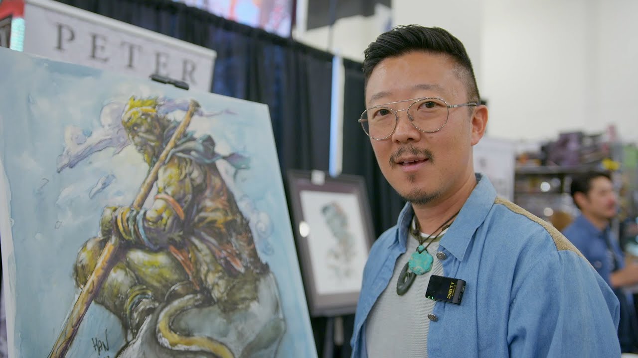 Peter Han Live Monkey King Drawing at Monsterpalooza 2022 - Finalizing (Part 4)