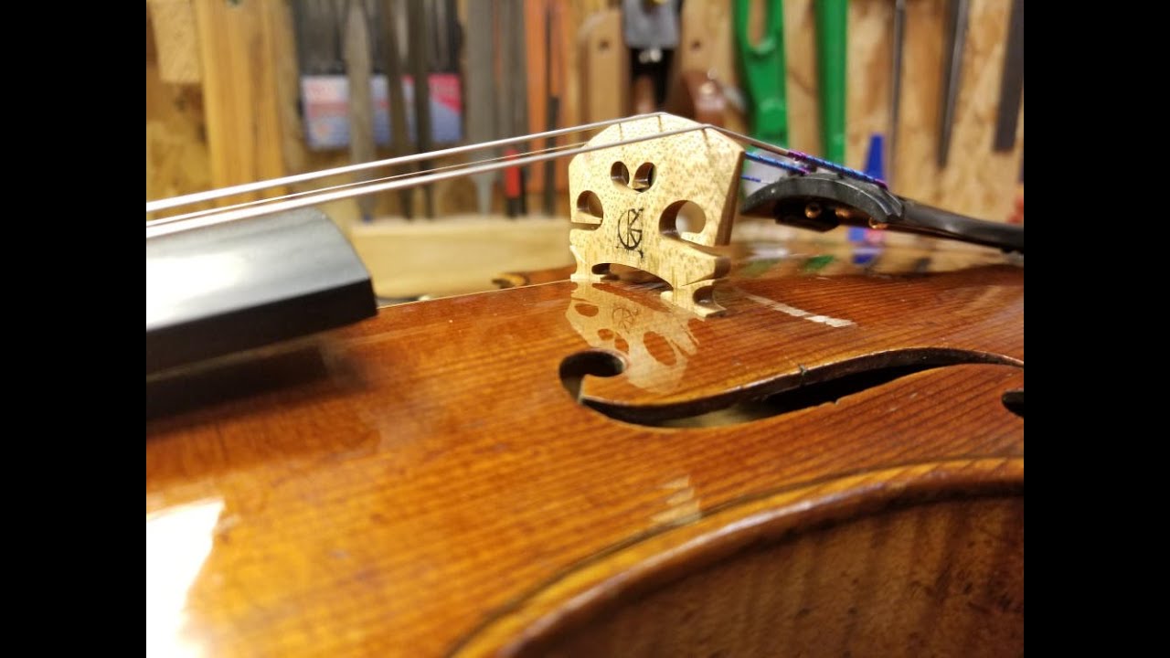 Comment replacer le chevalet d'un violon ?