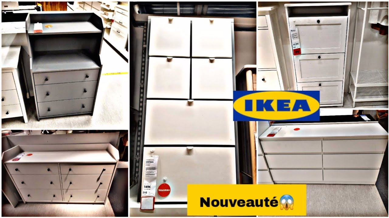 IKEA NOUVEAUTÉ😱COMMODE/MEUBLE CHAUSSURES/ÉTAGÈRES 4 janvier 2021 #ikea #vlogs_ikea #nouveauté_ikea