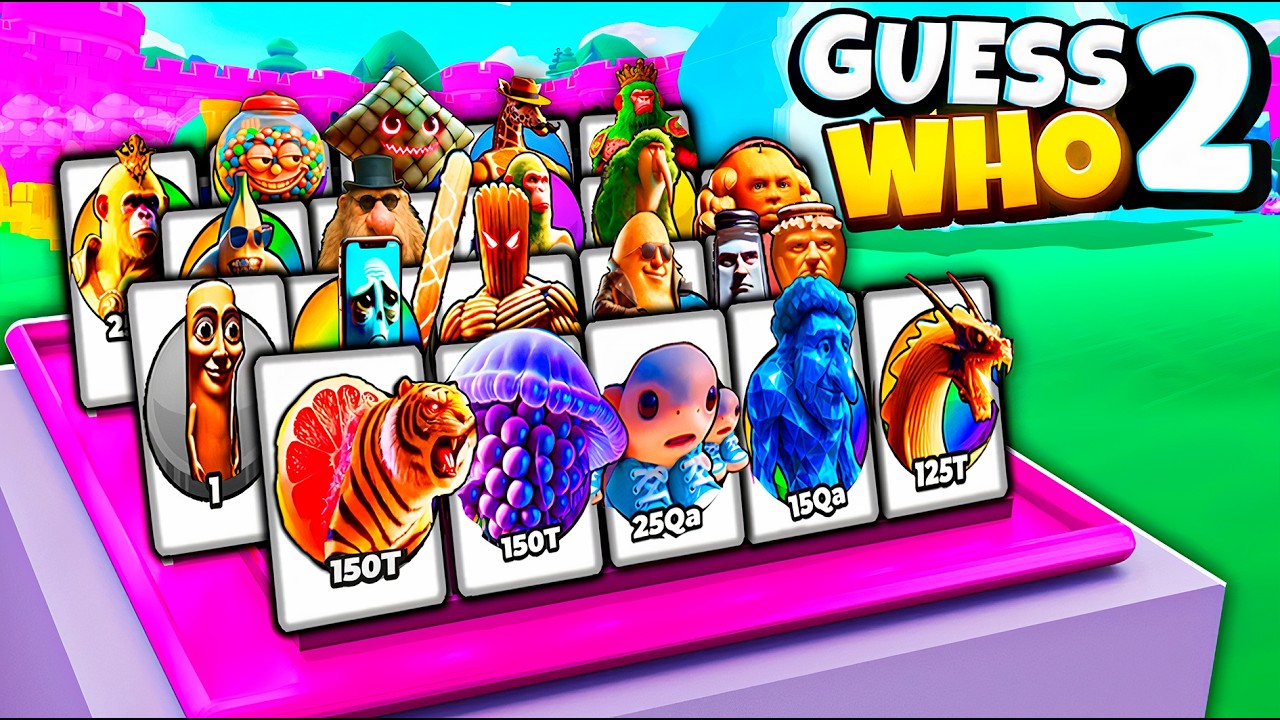 GUESS WHO 2 in Brainrot Evolution!