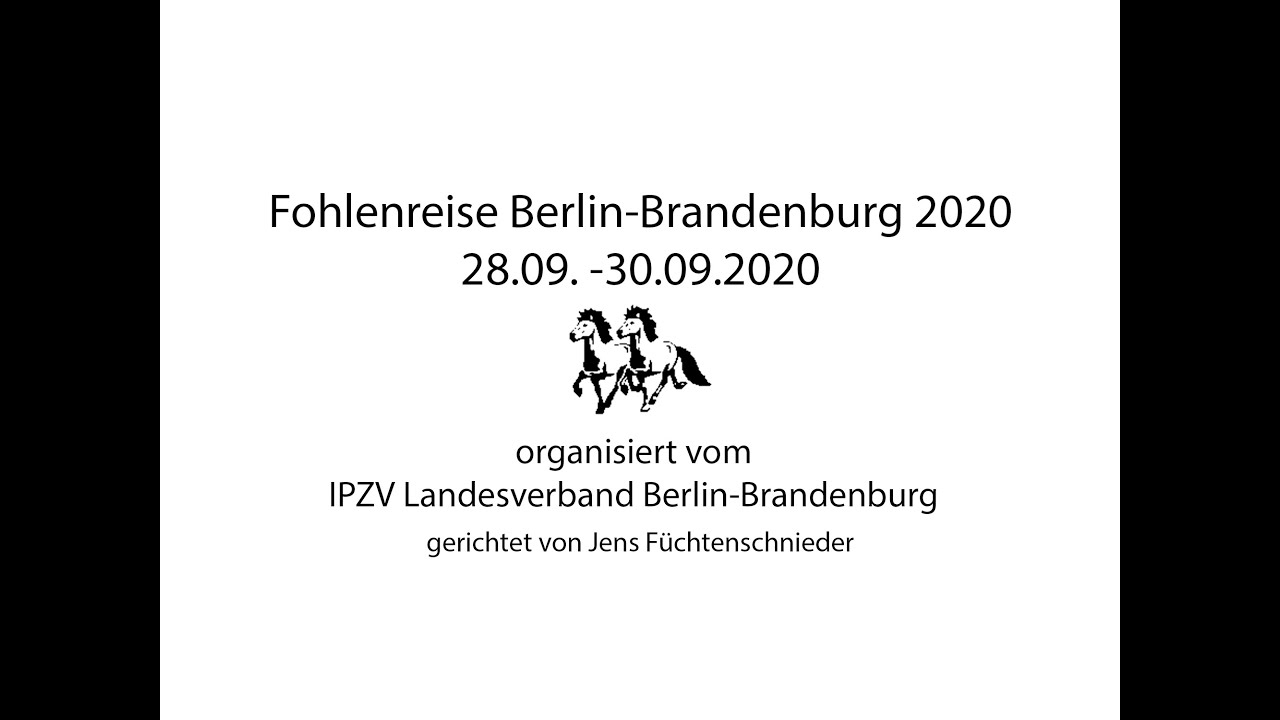 Fohlenreise 2020 - Islandpferde Berlin - Brandenburg - Zucht