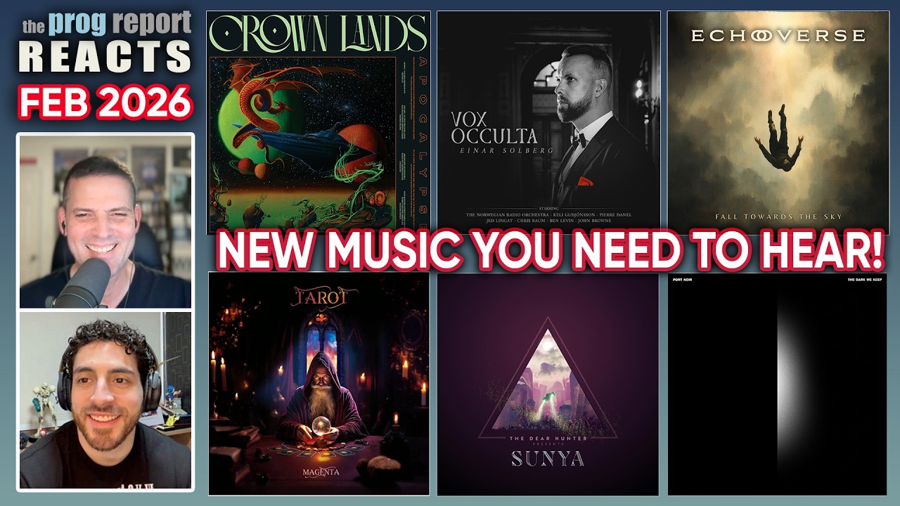 Реакция на новую музыку: Crown Lands, The Dear Hunter, Einar Solberg, Magenta, Port Noir, Echoverse