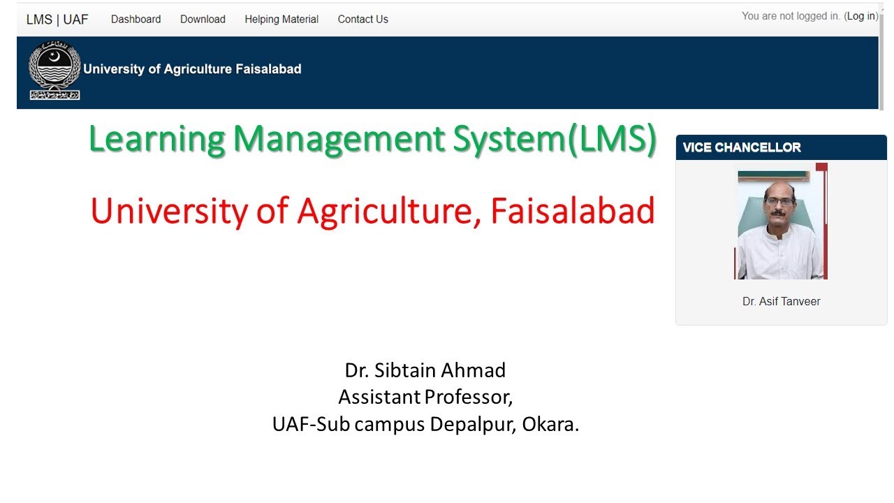 How to enroll students and result entry at LMS UAF