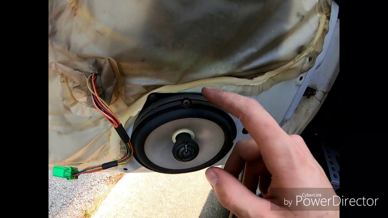 1994 Honda del sol changing speakers and head unit