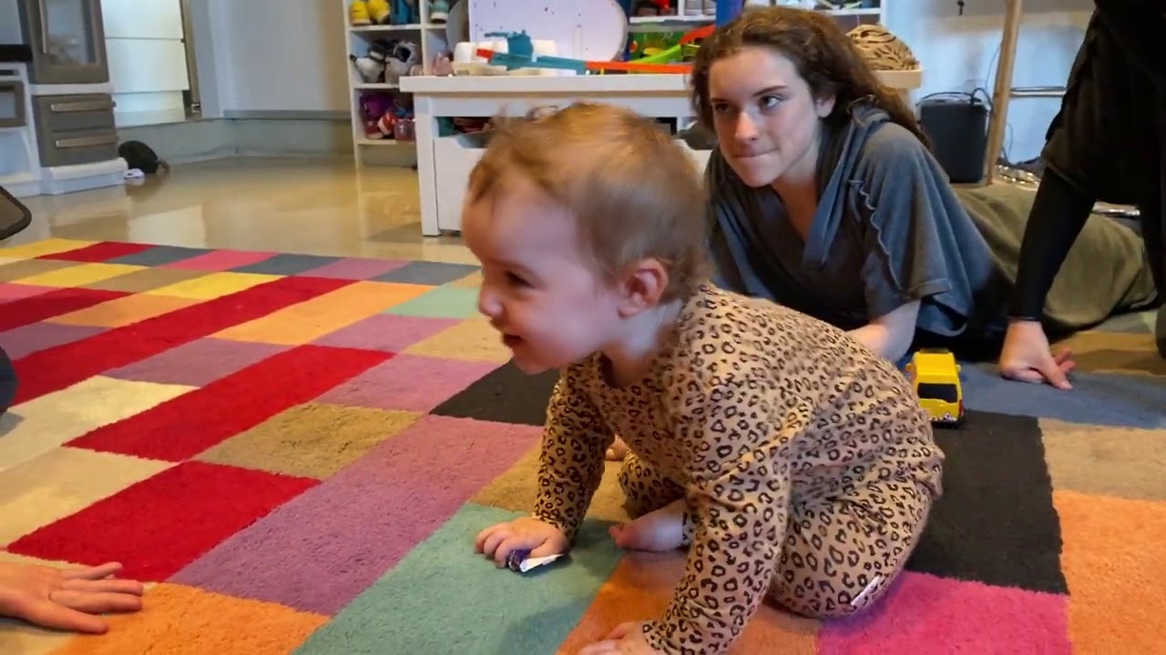 Baby Charm Norris Crawling For The First Time