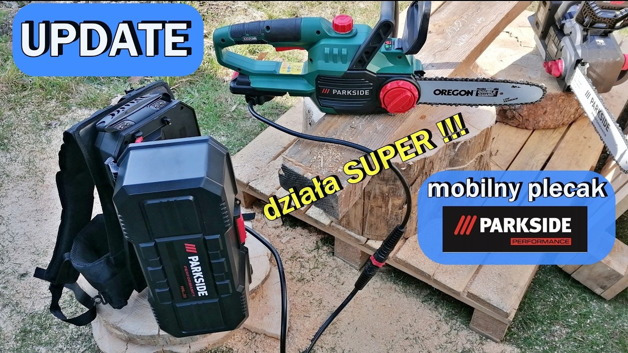 Plecak Parkside Performance na akumulatory, mega powerbank na 20V, widzowie mieli rację (UPDATE}