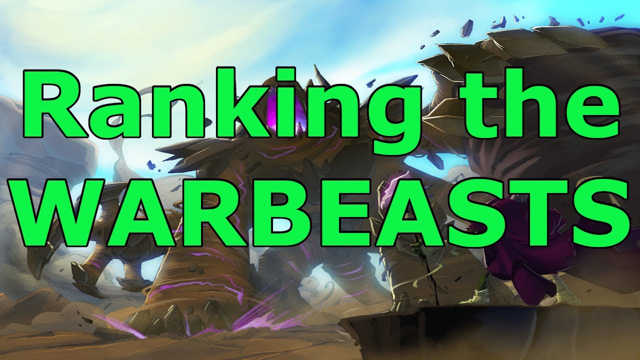 Ranking the Chaotic Warbeasts!
