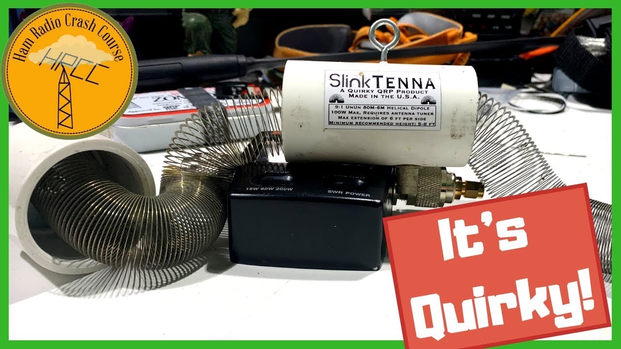 The QuirkyQRP SlinkTenna Review