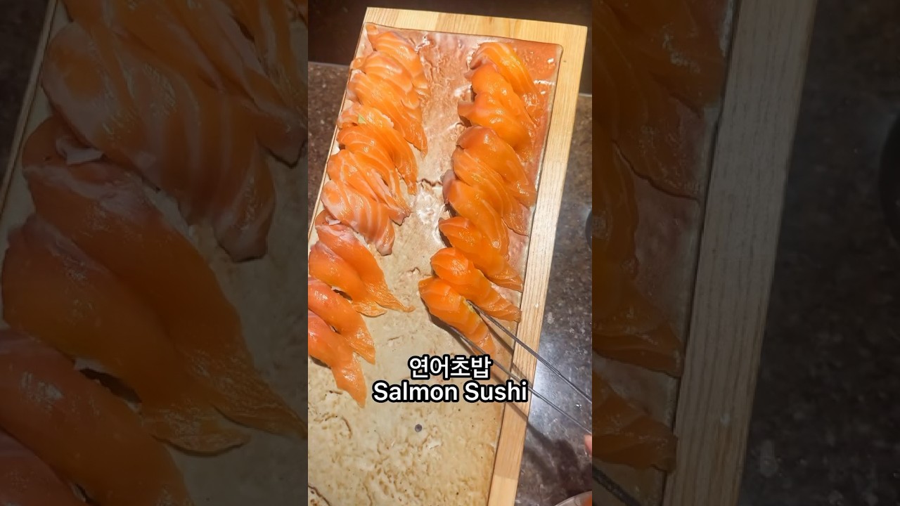 What I Ate at a Sushi Buffet in Korea 🍣🇰🇷 #korea #southkorea #seoul #koreanfood