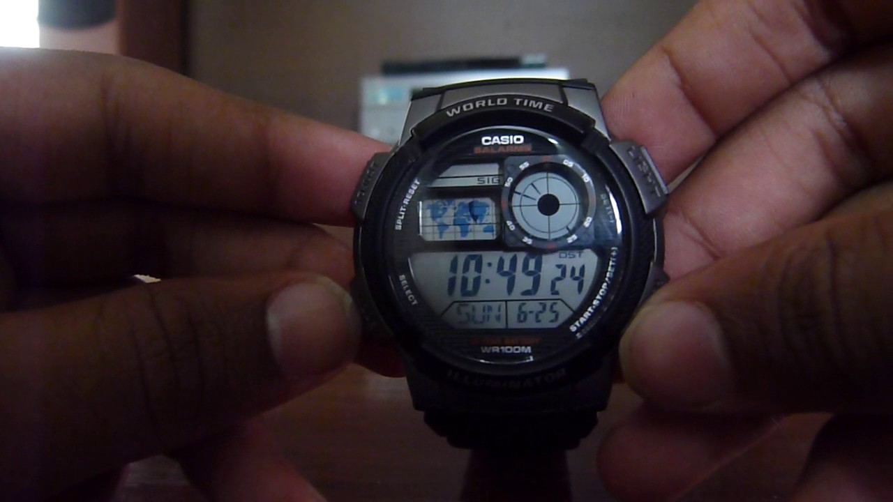 How To Adjust Time In Casio: ILLUMINATOR