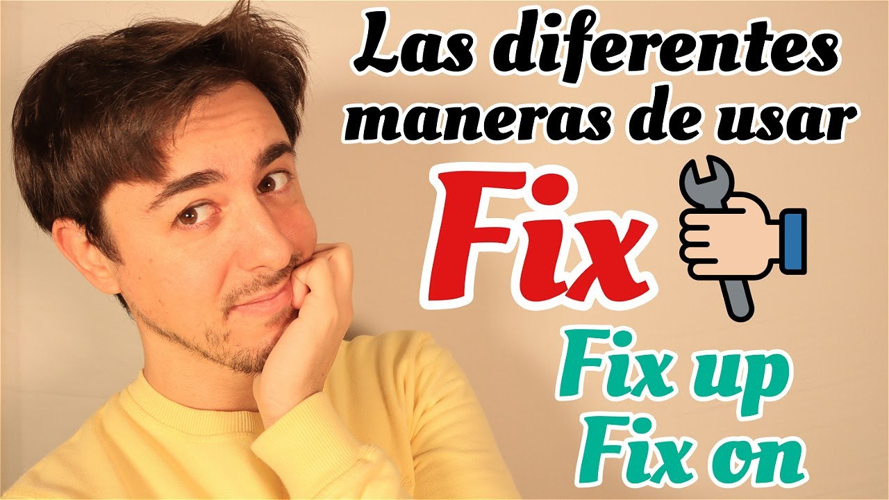 El uso de FIX en INGLÉS | English vocabulary |