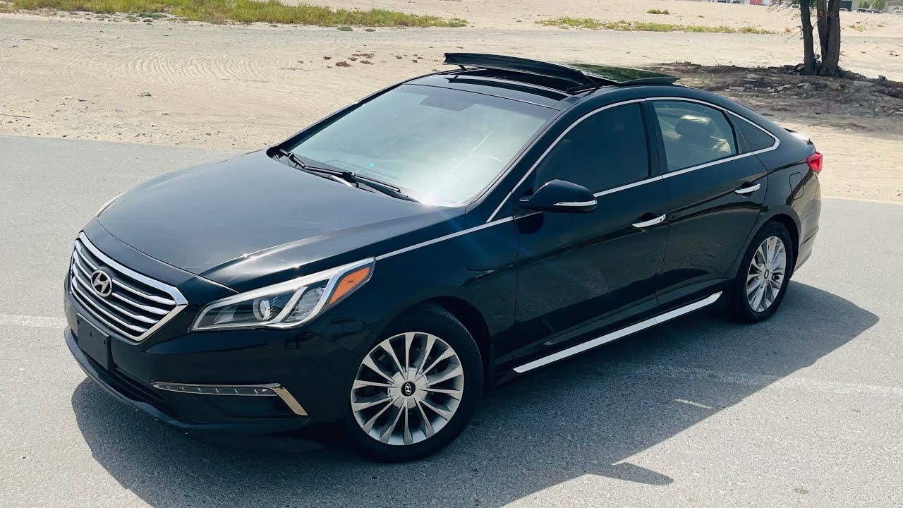 Hyundai Sonata 2015 model Limited Edition with panoramic sunroof +971552121203