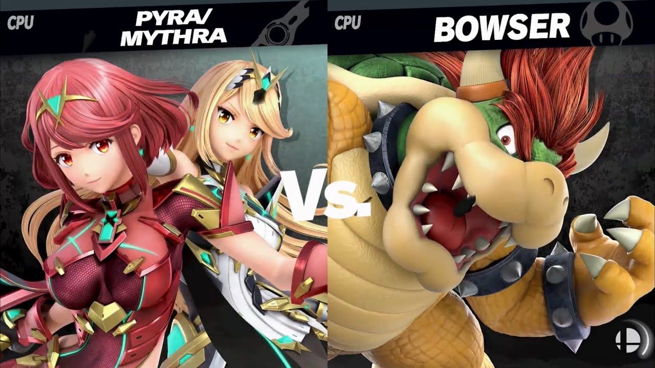 Super Smash Bros. Ultimate - Pyra/Mythra vs Bowser
