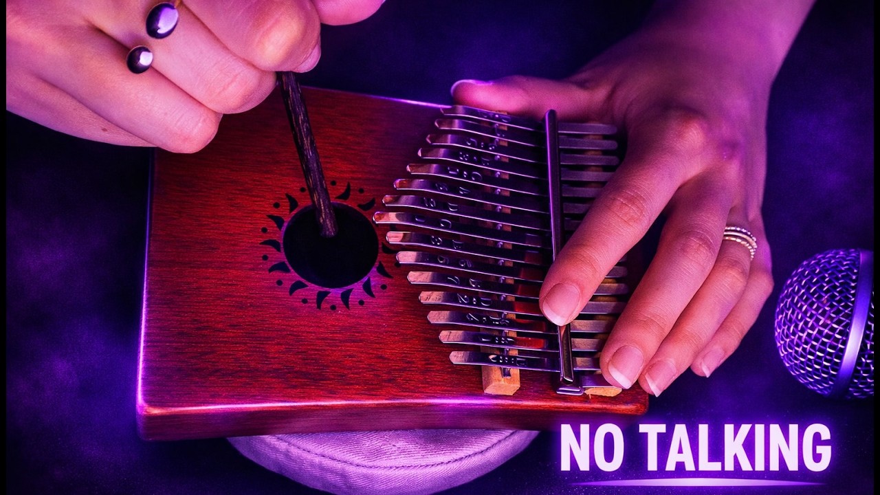 ASMR Slow Tapping (Singing Bowl & Kalimba) – No Talking | Sleep & Relaxation