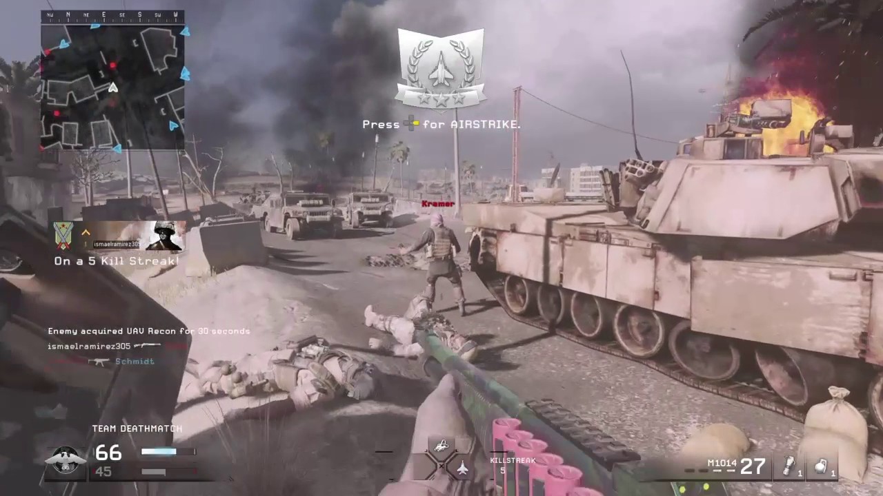 Call of Duty Modern Warfare Remastered. M1014 No Attachment Class