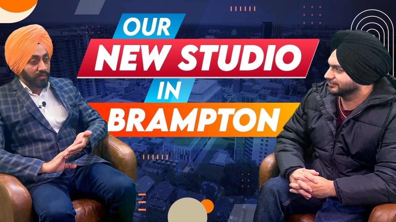 OUR TV STUDIO TOUR || NEW PROJECT WITH @PrabhJossan  IN BRAMPTON