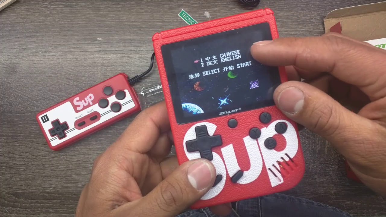 Unboxing Consola GameBoy Retro Como Usar Control Externo Juegos 8 Bit
