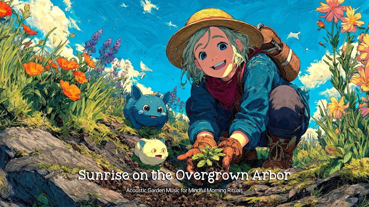 Sunrise on the Overgrown Arbor | Acoustic Garden Music for Mindful Morning Rituals