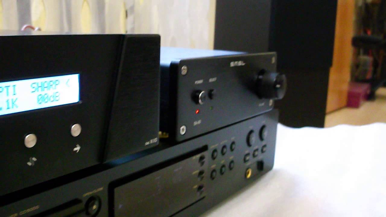 Hi-End DAC ES9018 + Top Tripath Amplifier SMSL SA-80 + Marantz CD 5000 (optical out)