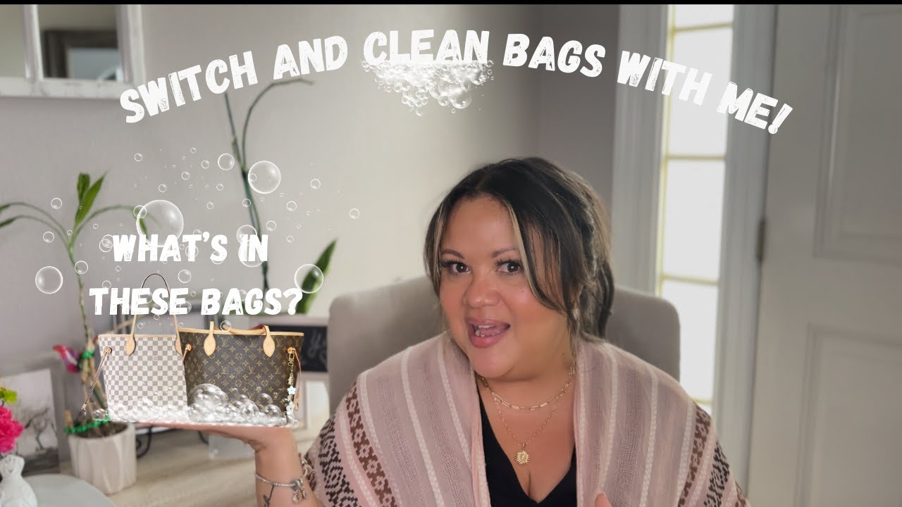 How to Clean the Neverfull canvas 🌸