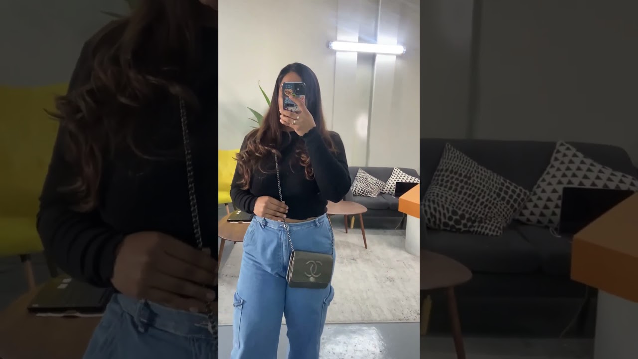 Chanel Silver Shimmer Suede CC Timeless Wallet on Chain | Luxury Unboxing & Review #shorts #fashion