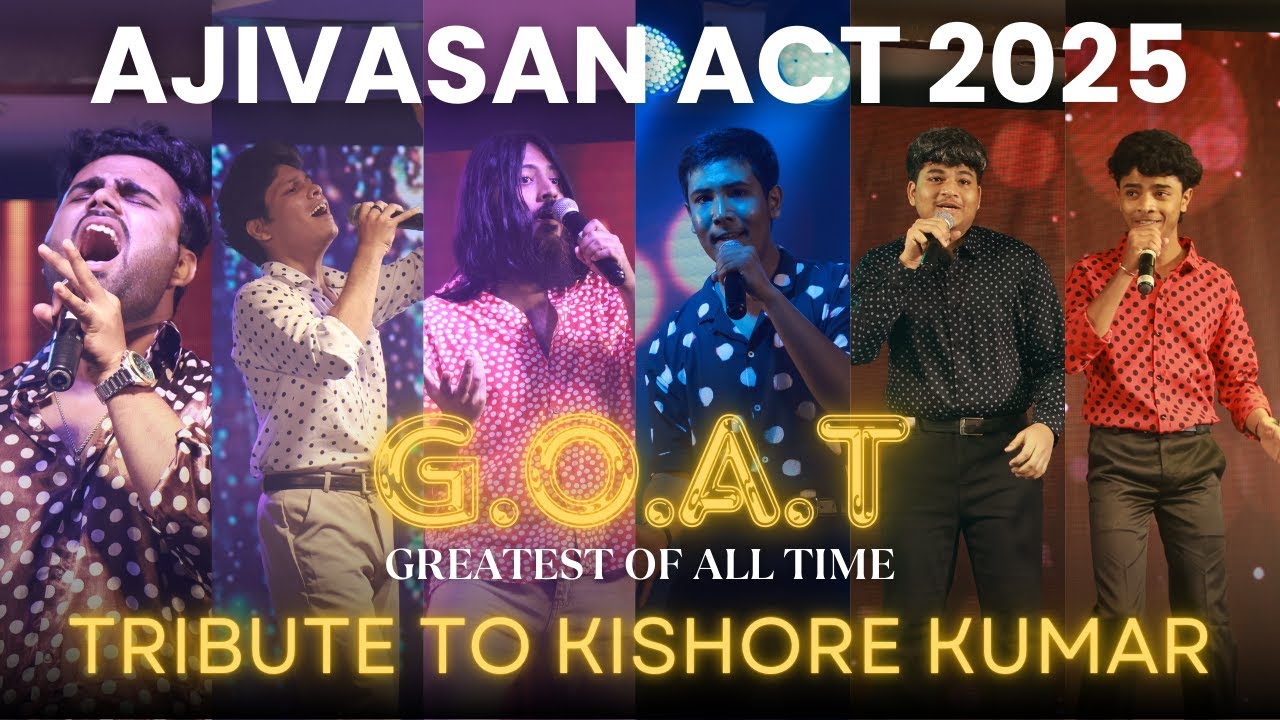 Ajivasan ACT 2025 | A Soulful Tribute to Kishore Kumar by Ajivasan Students