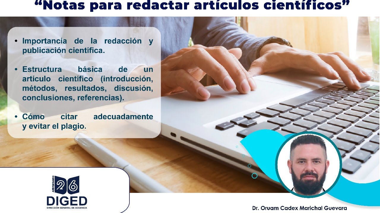 Notas para redactar artículos científicos