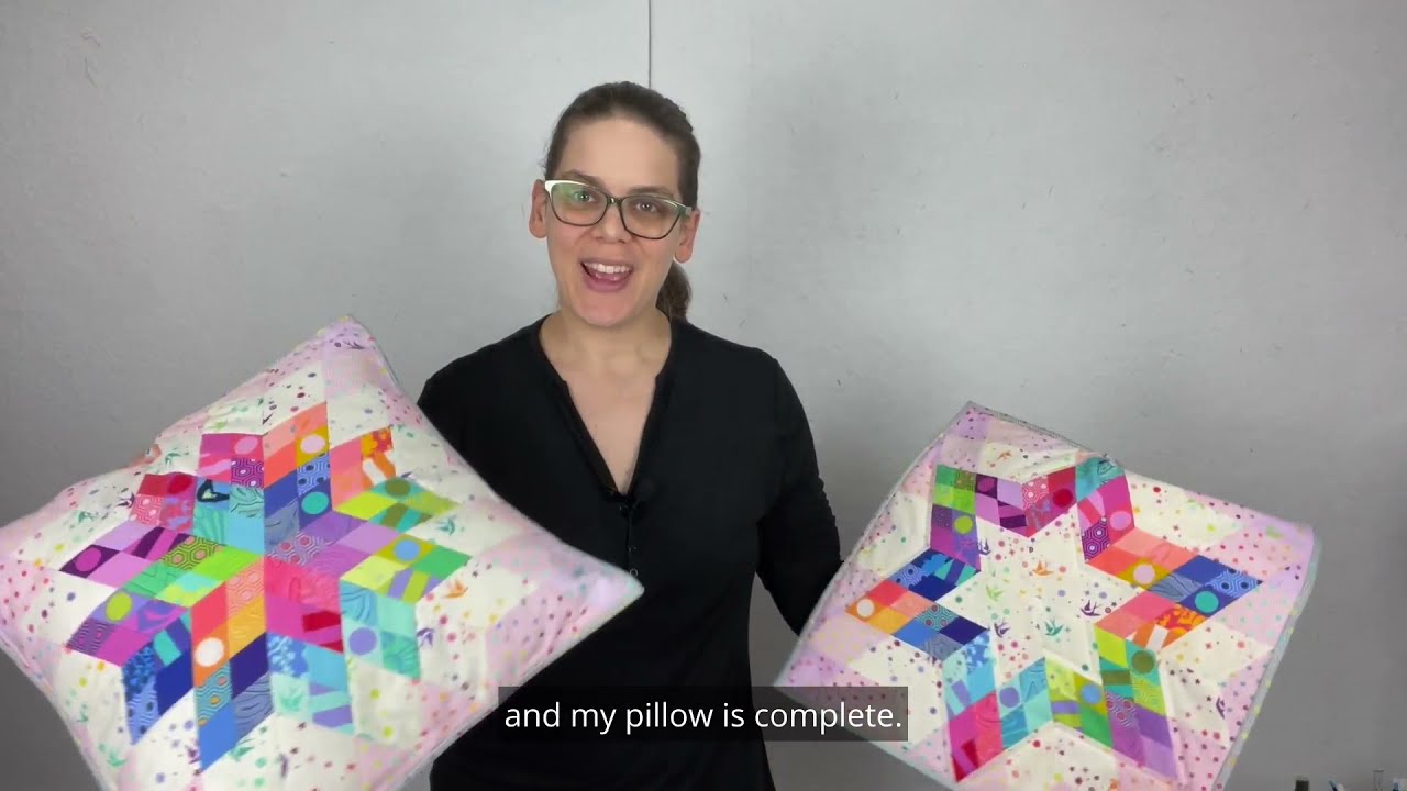 Nebula Block of the Month Super Star Pillow
