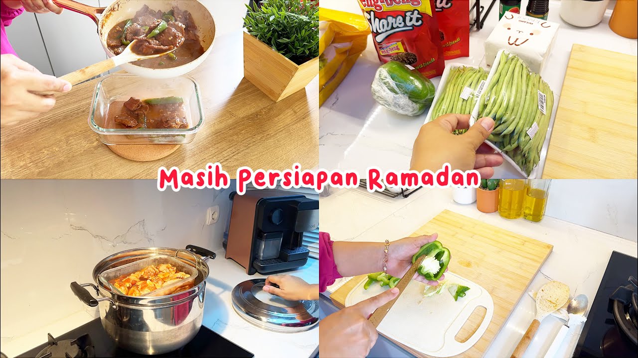 Ramadan Vlog | Sehari Sebelum Puasa Belanja Ke Swalayan Lanjut Masak Beef Teriyaki & Chicken Wings