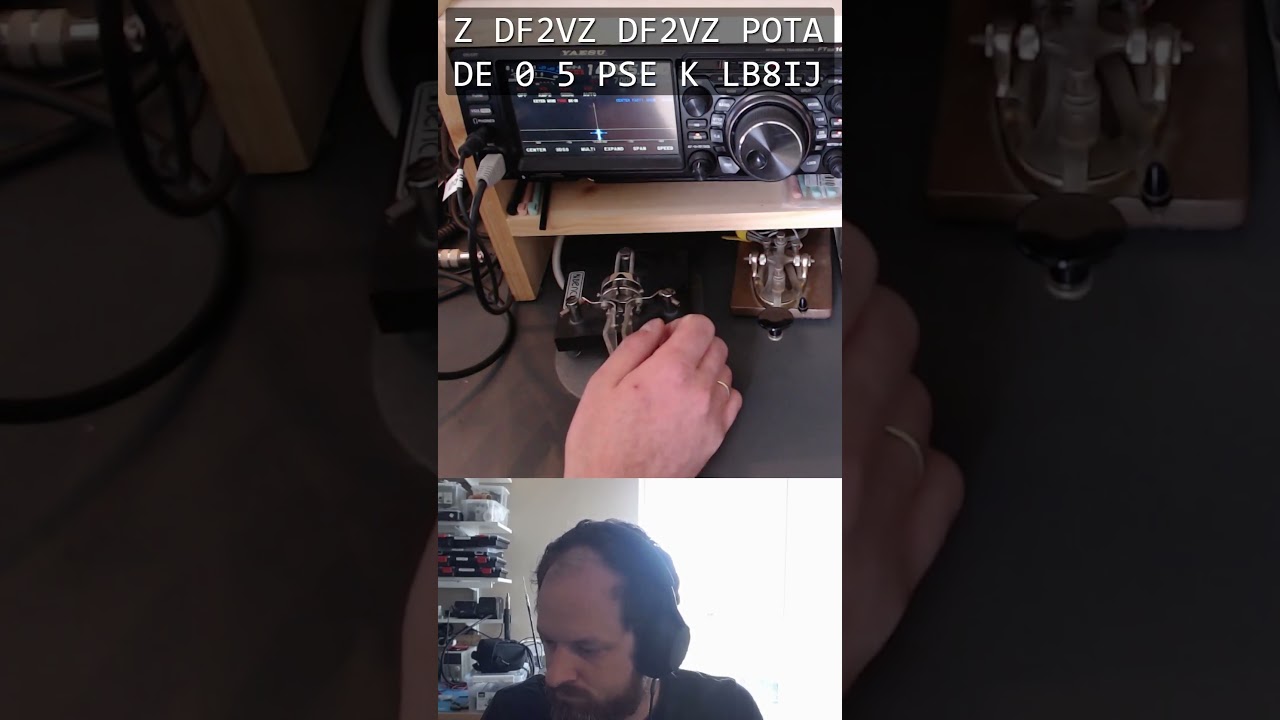 CW POTA Hunting DF2VZ in Parks On The Air